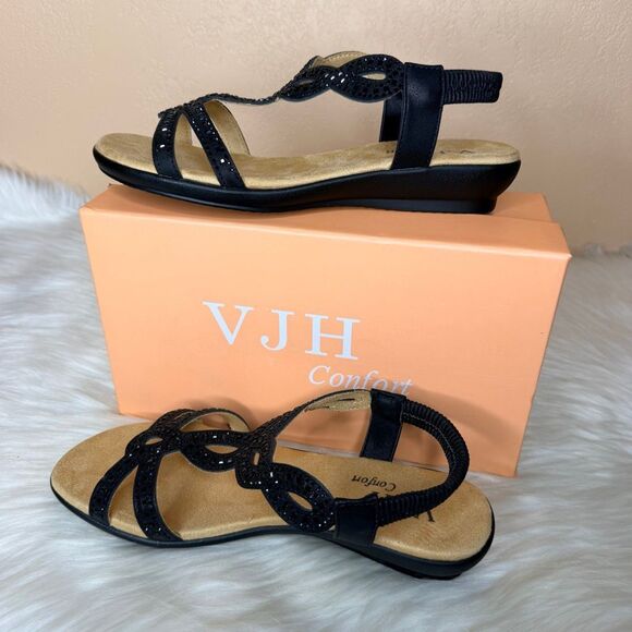 VJH Confort Rhinestone Sandals Size 7.5 - Picture 13 of 15